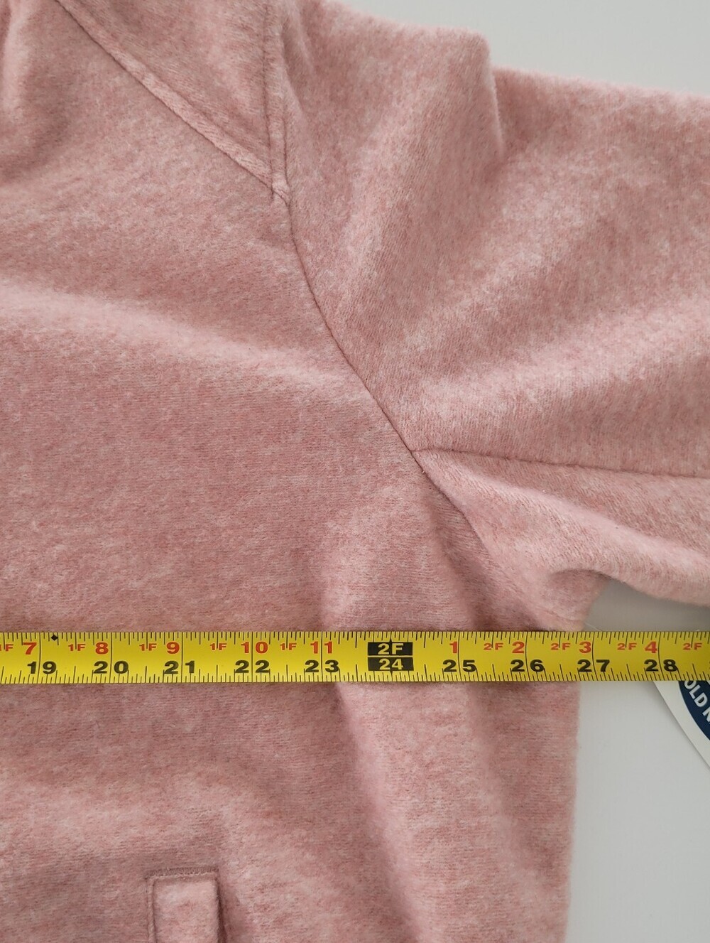 Old Navy Women’s Pink Heather Front Pockets Bomber Jacket size 2X Plus - Picture 10 of 14